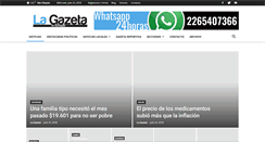 Desktop Screenshot of lagazetamarchiquita.com.ar